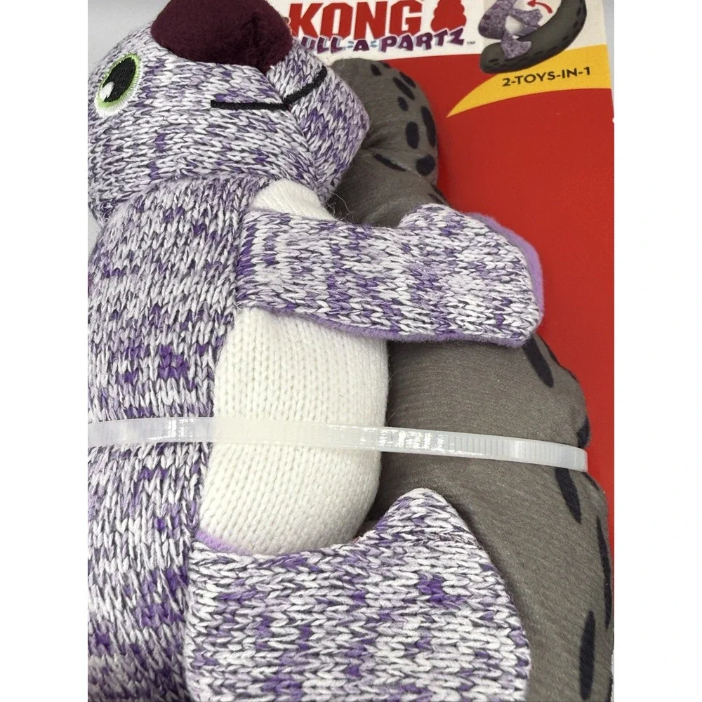 KONG Pull-a-Partz Pals Koala Small Dog Toy Squeaker Crinkle Fabric